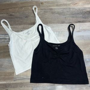 American Eagle cropped tank tops- Set of 2